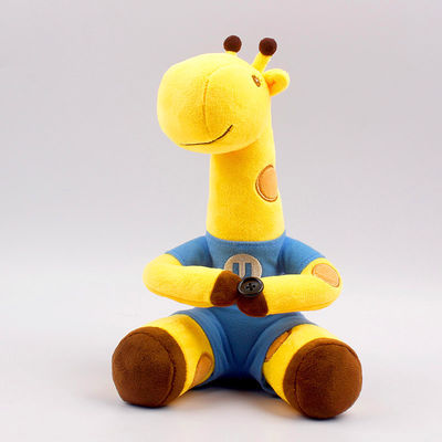 El OEM relleno lindo del regalo de Toy For Children de la jirafa modificó el proceso para requisitos particulares