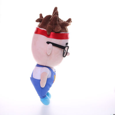 muñeca del carácter del animado de la felpa del muchacho del baloncesto de la historieta de los 25cm para el regalo de los niños