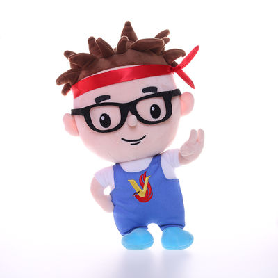 muñeca del carácter del animado de la felpa del muchacho del baloncesto de la historieta de los 25cm para el regalo de los niños