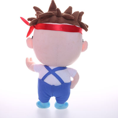 muñeca del carácter del animado de la felpa del muchacho del baloncesto de la historieta de los 25cm para el regalo de los niños