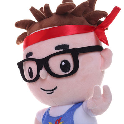 muñeca del carácter del animado de la felpa del muchacho del baloncesto de la historieta de los 25cm para el regalo de los niños