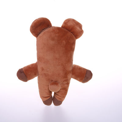 Juguetes interactivos modificados para requisitos particulares de la felpa de los animales domésticos rellenos para masticar los juguetes los 20cm