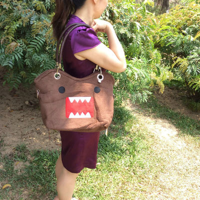 Mochilas animales mullidas de la felpa del OEM del bolso de las solas del hombro muchachas de encargo de Fasionable