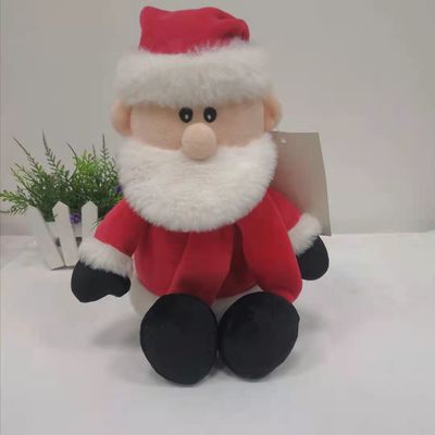 Muñeca suave rellena de Toy Gift Lovely Cartoon Santa de la felpa del festival de los juguetes de la Navidad