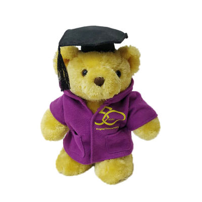 Juguetes animales del sombrero de Teddy Bear Stuffed Toy de la felpa de encargo Doctorial del OEM