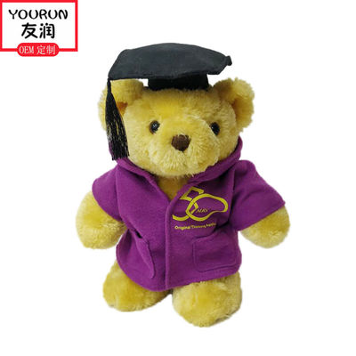 Juguetes animales del sombrero de Teddy Bear Stuffed Toy de la felpa de encargo Doctorial del OEM