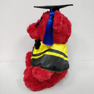 Niños Doctorial rojos conformes suaves de Teddy Bear Plush Toys For del sombrero