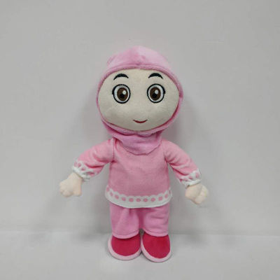 regalo relleno muchacha africana de los juguetes de la felpa de la muñeca de la muchacha de los 30cm para el día de los niños