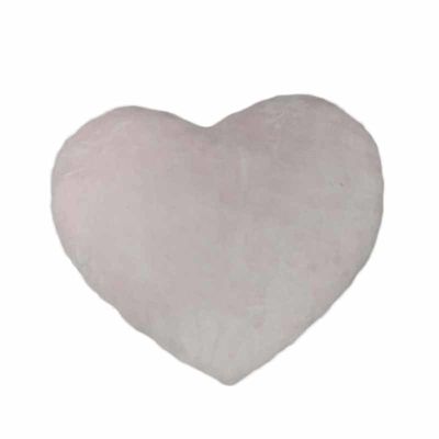 Logotipo en forma de corazón del bordado del amortiguador de la felpa de la boda de la almohada del amor