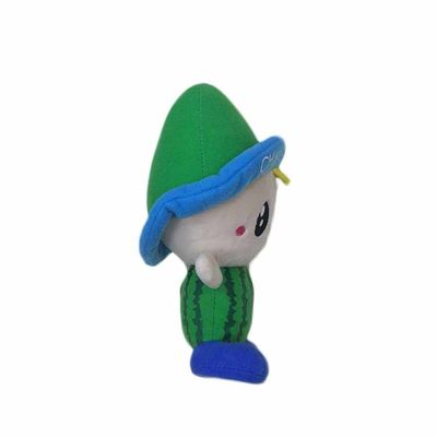 las muñecas de encargo de la felpa del muchacho verde de la sandía de los 30cm soportan a Sofa Cushion Customize