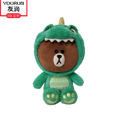 Juguetes del peluche de Teddy Bear Plush Toys Girl del sombrero del cocodrilo ambientalmente