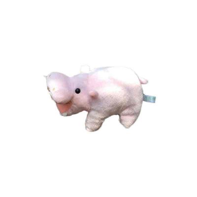 Juguetes rosados de la felpa del peluche del hipopótamo de los niños del bebé