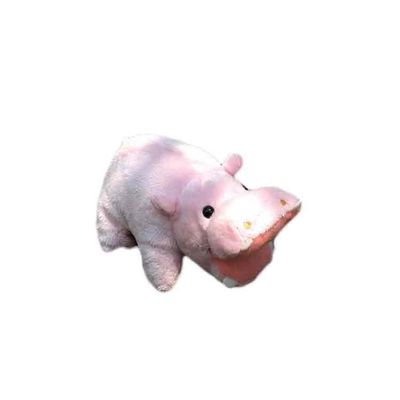 Juguetes rosados de la felpa del peluche del hipopótamo de los niños del bebé