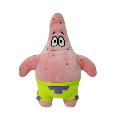 cumpleaños de los niños de los 40cm Patrick Star Plush Pillow ISO9001 Patrick Star Stuffed Toy For