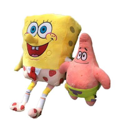 cumpleaños de los niños de los 40cm Patrick Star Plush Pillow ISO9001 Patrick Star Stuffed Toy For
