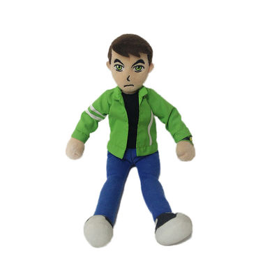la felpa verde de la muñeca de los deportes de los 35cm rellenó los juguetes Toy Gift suave lindo colorido