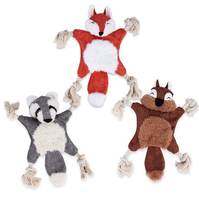 Pele la cuerda creativa amistosa Toy Breathable del cáñamo del perro de juguetes de la felpa de los animales domésticos que muerde