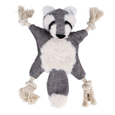 Pele la cuerda creativa amistosa Toy Breathable del cáñamo del perro de juguetes de la felpa de los animales domésticos que muerde
