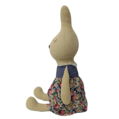 Juguete suave de Bunny Stuffed Plush Toys Floral del conejo respirable de la falda