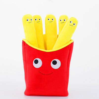 Juguetes de la felpa del bebé de la interacción de los niños del padre del peluche de las patatas fritas de la simulación