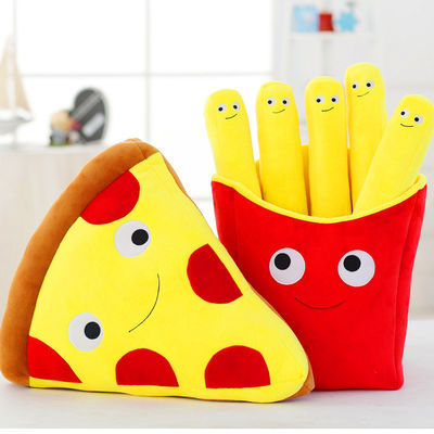 Juguetes de la felpa del bebé de la interacción de los niños del padre del peluche de las patatas fritas de la simulación