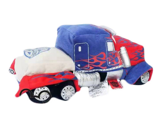 Juguetes primeros de la felpa del coche de Optimus de los transformadores