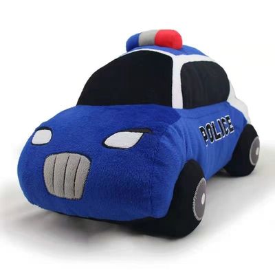 coche policía de la felpa de la simulación de la almohada de la felpa del coche del OEM de los 25cm
