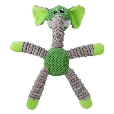 Felpa anti amistosa Toy With Elasticity del perro de perrito de la mordedura del ISO ECO