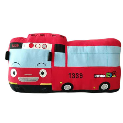 Muchachos juguetes de la felpa del coche de S del autobús escolar de la felpa de Toy Children rojo o verde de los 30cm '