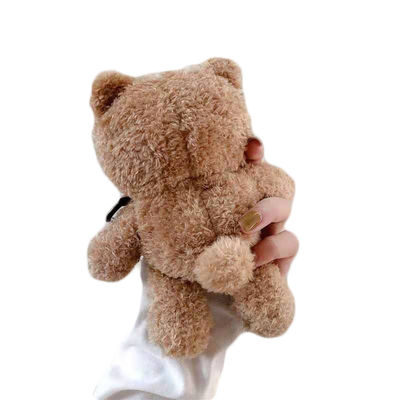 Felpa de la funda protectora de las auriculares de Teddy Bear Doll Apple Wireless