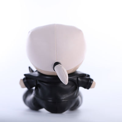 La piel colorea los 25cm que la felpa de la muñeca juega personajes de dibujos animados de la felpa con los vidrios