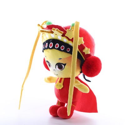 la ópera china roja de los 35cm figura los juguetes ISO9001 de la felpa de la muñeca