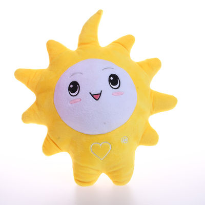 el regalo del día de tarjetas del día de San Valentín de la almohada de la felpa del girasol de los 20cm rellenó los juguetes de la felpa modificados para requisitos particulares