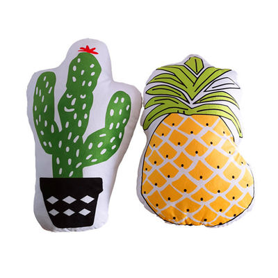 almohada de la felpa de la piña del cactus de los 30cm para Sofa Home Decoration Cushion