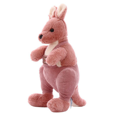 Almohada rellena canguro el dormir del bebé del regalo de cumpleaños de la muchacha de los juguetes de la felpa del pelo del conejo