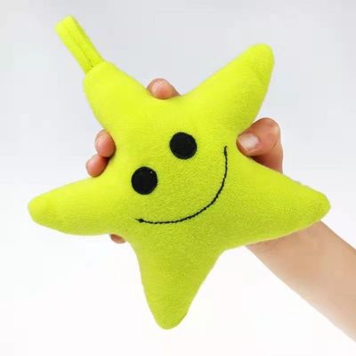 Juguetes rellenos baño amarillo de la felpa de la estrella