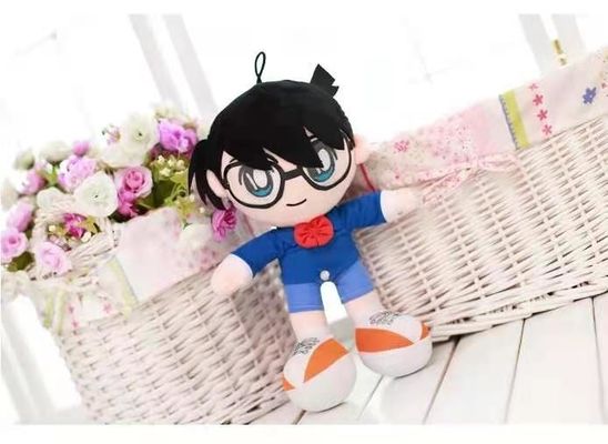regalo del cumpleaños del detective de los 40cm de Conan Plush Doll Cartoon Plush de los niños azules de los juguetes