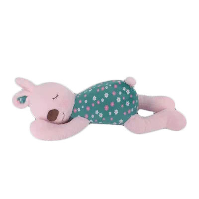 la felpa animal suave de los 40cm juega el café o el rosa de la almohada de la felpa del conejo el dormir