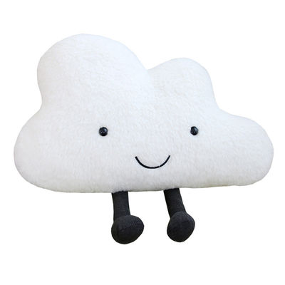 presente rosado blanco de la almohada de la felpa de la nube de la simulación de los 25cm nuevo para los niños