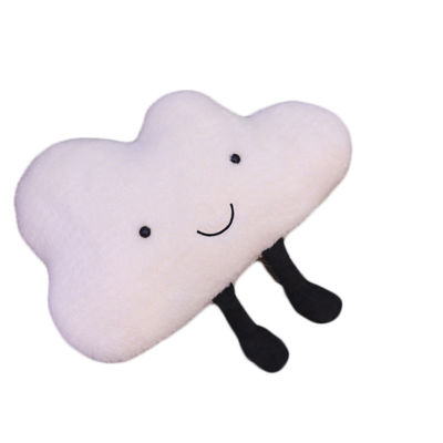 presente rosado blanco de la almohada de la felpa de la nube de la simulación de los 25cm nuevo para los niños