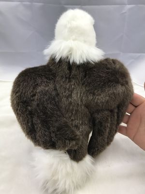 Algodón de cabeza blanca los 30cm de Eagle Stuffed Plush Toys el 100% Pp o modificado para requisitos particulares