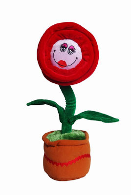baile de los 40cm y felpa en conserva del canto flor divertida Toy Home Decoration Flower