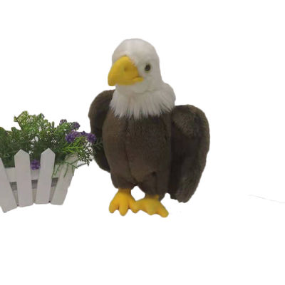 Algodón de cabeza blanca los 30cm de Eagle Stuffed Plush Toys el 100% Pp o modificado para requisitos particulares