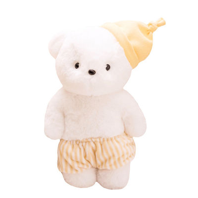 Sombrero del lavable a mano 100g Teddy Bear Plush Toys With
