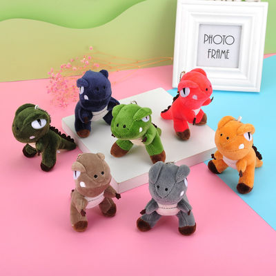 Juguetes del OEM Mini Cartoon Dinosaur Keychain Plush