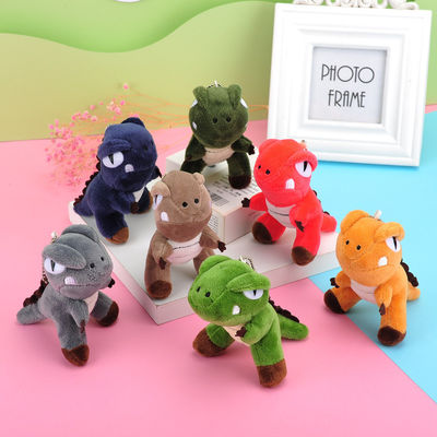 Juguetes del OEM Mini Cartoon Dinosaur Keychain Plush