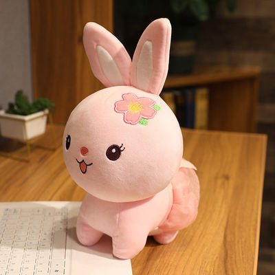 Juguete relleno los 30cm realista del conejo del lavable a mano