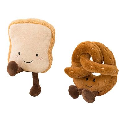 Juguete los 20cm de la felpa del pan de los niños para la máquina de la garra