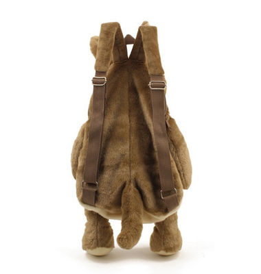 Producción corta del ODM de la mochila de los niños animales de la mochila de la tela de la felpa