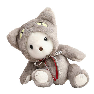 Algodón del polipropileno ISO9001 que llena a Cat Stuffed Toy linda